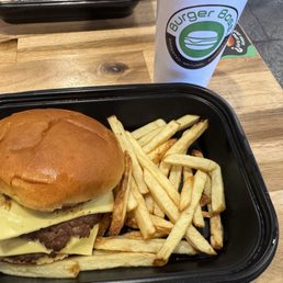 Burger and Fries Burger and Fries