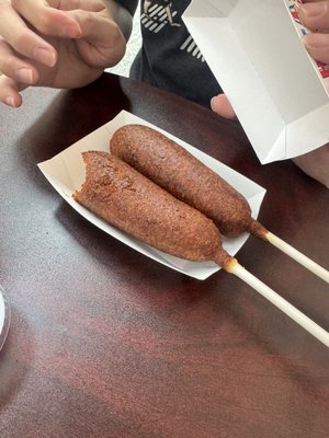Hot Dog on a Stick by null