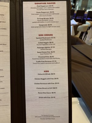 Menu photo 5 Manny's Wood Grill Steakhouse Doral, FL