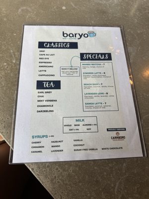 Menu photo 2 Baryo Durham, NC Menu photo 2 Baryo Durham, NC