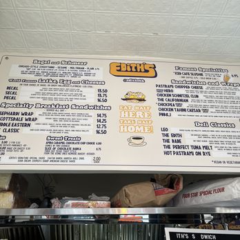 Edith's - Menu - Sandwiches Near Me - New York, New York Edith's - Menu - Sandwiches Near Me - New York, New York