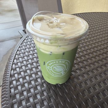 Drip and Sip Coffee - Banana Matcha - Coffee & Tea Near Me - Chino, California