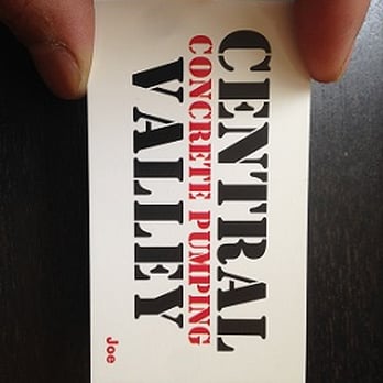 Central Valley Concrete Pumping - a hand holding a business card - General Contractors Near Me - Elk Grove, California Central Valley Concrete Pumping - a hand holding a business card - General Contractors Near Me - Elk Grove, California