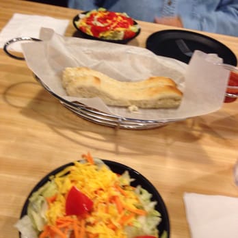 Monical's Pizza - Salad and breadsticks. French dressing outstanding! - Pizza Near Me - O'Fallon, Missouri