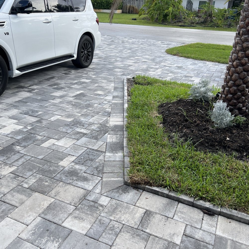 Driveway and patio Driveway and patio