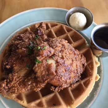 Toast Kitchen & Bakery - It's on regular Belgian style waffle - Breakfast & Brunch Near Me - Costa Mesa, California Toast Kitchen & Bakery - It's on regular Belgian style waffle - Breakfast & Brunch Near Me - Costa Mesa, California