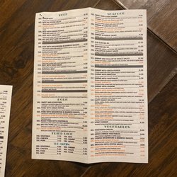 Szechuan Garden Chinese Restaurant - Menu