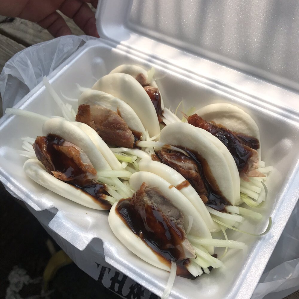 Corner 28 - Peking duck bao. 3 for $1.25! - Chinese Near Me - Flushing, New York Corner 28 - Peking duck bao. 3 for $1.25! - Chinese Near Me - Flushing, New York