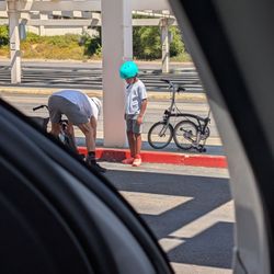 Bicycle Solutions - Chris started by removing the pedals and teaching him how to balance.
