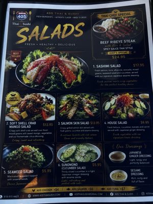 Menu photo 2 405 Thai & Sushi North Hills, CA