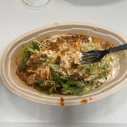 That's it! Worst chipotle's I ordered
