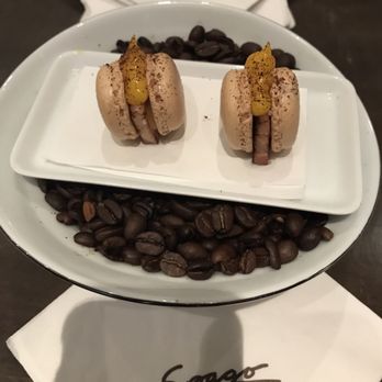 Spago - Maple Syrup Macaron - New American Near Me - Beverly Hills, California Spago - Maple Syrup Macaron - New American Near Me - Beverly Hills, California