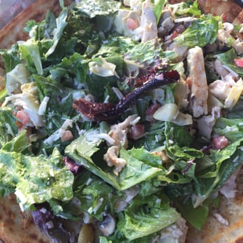 MOD Pizza - Pizza salad with chix, shrooms, 'chokes, maters, & ranch dressing! - Pizza Near Me - Irvine, California