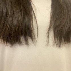 Jini Hair Salon - This is my hair after the hair cut after washing. Seriously?