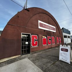 Broadway Cigar Company - That Funny looking Building on NE Broadway is actually a 1947 Quonsett Hut