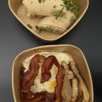 The Pantry by Emily's Table - Blackened Chicken Caesar Wrap, Farmhouse Fresh Breakfast (traditional egg breakfast) (B) - Coffee & Tea Near Me - Greenville, South Carolina