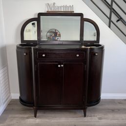 Heavy bar cabinet for donation.