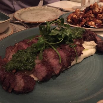 FIG Restaurant - Steak and mash with chimichurri - Bars Near Me - Santa Monica, California FIG Restaurant - Steak and mash with chimichurri - Bars Near Me - Santa Monica, California