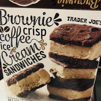 Trader Joe's - Brownie Coffee ice cream sandwiches - Grocery Near Me - Orange, California Trader Joe's - Brownie Coffee ice cream sandwiches - Grocery Near Me - Orange, California