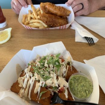 Pier 101 Seafood - I got shrimp empanadas, so good , my husband got the three piece fish and chips - Seafood Near Me - Grover Beach, California Pier 101 Seafood - I got shrimp empanadas, so good , my husband got the three piece fish and chips - Seafood Near Me - Grover Beach, California