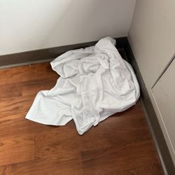 CHI St Vincent Infirmary - Emergency Room - Example of linen left on the floor of my wife's room.