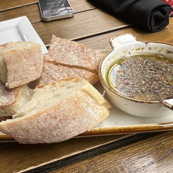Prost Wine Bar and Charcuterie - focaccia served with olive oil - Wine Bars Near Me - Frankenmuth, Michigan