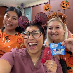 Shanna Lurie DDS, PA - Our Dental Assistants Clare and Alondra and Receptionist Gisela on Halloween!