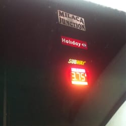 Holiday Station Store - Parking lot sign