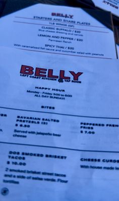 Menu photo 4 Belly Left Coast Kitchen & Taproom Santa Rosa, CA Menu photo 4 Belly Left Coast Kitchen & Taproom Santa Rosa, CA