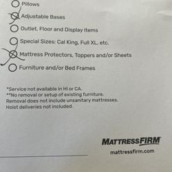 Mattress Firm Outlet - Slaughter