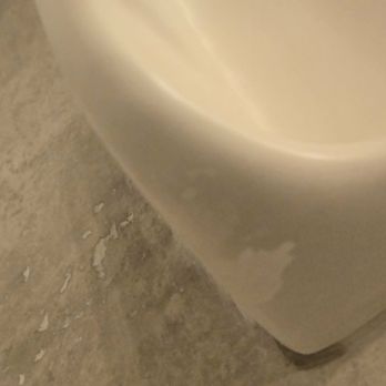 Grand Vista Hotel - built soap scum on soap holder - Hotels Near Me - Simi Valley, California