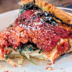 Heirloom Pizza - Heirloom pizza slice