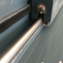 Wizard Sliding Door Repairs - New stainless steel cover track!