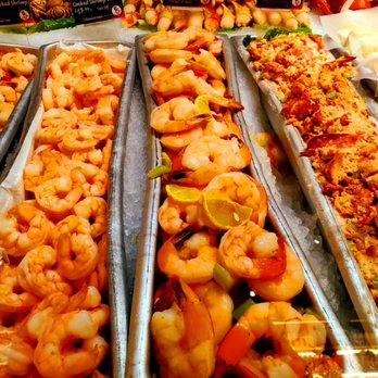 Grand Central Market - Cooked Shrimp and lobster salad - (2/15/2020) - Specialty Food Near Me - New York, New York Grand Central Market - Cooked Shrimp and lobster salad - (2/15/2020) - Specialty Food Near Me - New York, New York