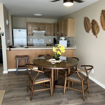 Pono Kai Resort - Kitchen/ living room - Hotels Near Me - Kapaa, Hawaii