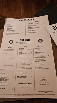 Menu photo 6 The Ends Restaurant Scottsdale, AZ Menu photo 6 The Ends Restaurant Scottsdale, AZ