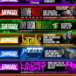 Absolem Hookah Lounge - Nightly lineup