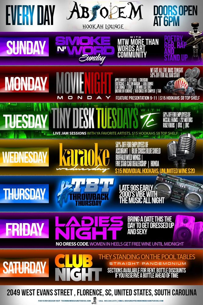 ABSOLEM HOOKAH LOUNGE Updated May 2024 31 Photos 2049 W Evans St