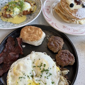 Crack'D Brunch - Crab cake Benedict Lemon ricotta pancakes Farmers platter with a HARD ROCK BISCUIT - Breakfast & Brunch Near Me - New Orleans, Louisiana Crack'D Brunch - Crab cake Benedict Lemon ricotta pancakes Farmers platter with a HARD ROCK BISCUIT - Breakfast & Brunch Near Me - New Orleans, Louisiana