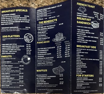 Menu photo 1 Riverside Diner Seymour, CT Menu photo 1 Riverside Diner Seymour, CT