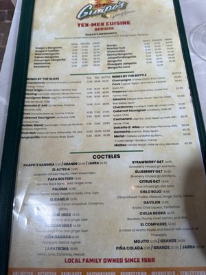 Menu photo 2 Guapo's of Georgetown Washington, DC, DC Menu photo 2 Guapo's of Georgetown Washington, DC, DC