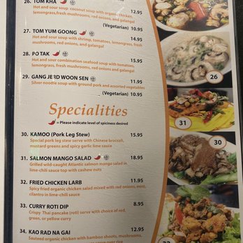 Chai Thai Noodles Berkeley - Menu - Thai Near Me - Berkeley, California