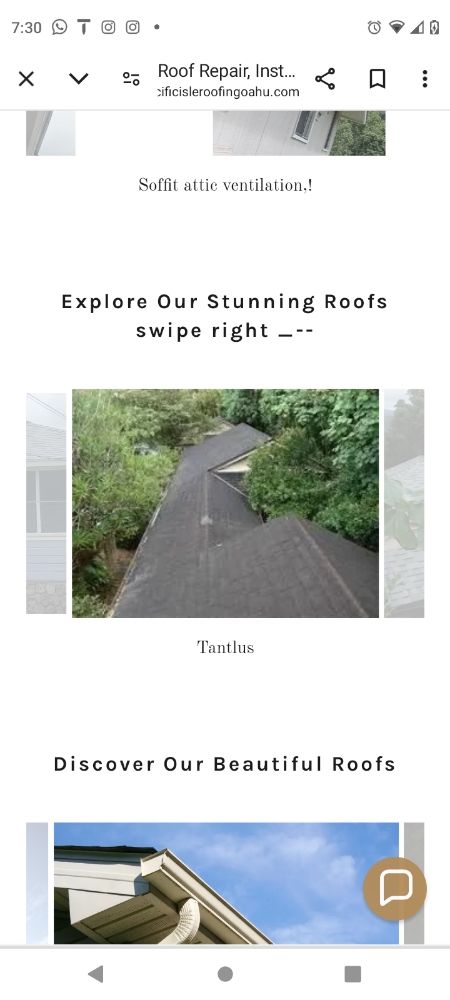 Slide of Pacific Isle Roofing