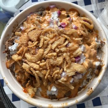 Flavor Hive - Rice bowl with steak and chicken fried onions - Asian Fusion Near Me - Alexandria, Virginia Flavor Hive - Rice bowl with steak and chicken fried onions - Asian Fusion Near Me - Alexandria, Virginia