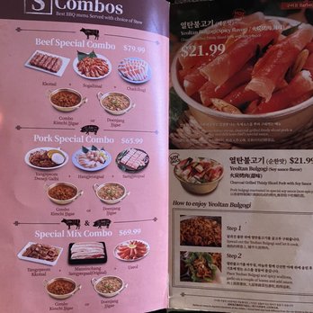 Saemaeul Restaurant - Combo Menu - Korean Near Me - Buena Park, California