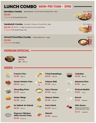 Menu photo 4 bb.q Chicken Convoy San Diego, CA Menu photo 4 bb.q Chicken Convoy San Diego, CA