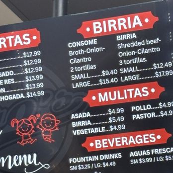 Bros Tacos - Price of the birra soup or broth a small 10$! With no meat is ridiculous overpriced!!! - Fast Food Near Me - Mission Hills, California Bros Tacos - Price of the birra soup or broth a small 10$! With no meat is ridiculous overpriced!!! - Fast Food Near Me - Mission Hills, California