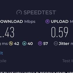 American Sunset Rv Resort - WiFi SpeedTest Lower Antenna
