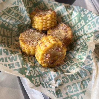 Wingstop - Fried corn with French fry seasoning instead... AMAZING! - Chicken Wings Near Me - Brownwood, Texas