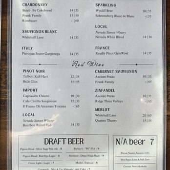 Reno Bar and Grill - Drink menu as of October 2025 - Comfort Food Near Me - Reno, Nevada Reno Bar and Grill - Drink menu as of October 2025 - Comfort Food Near Me - Reno, Nevada